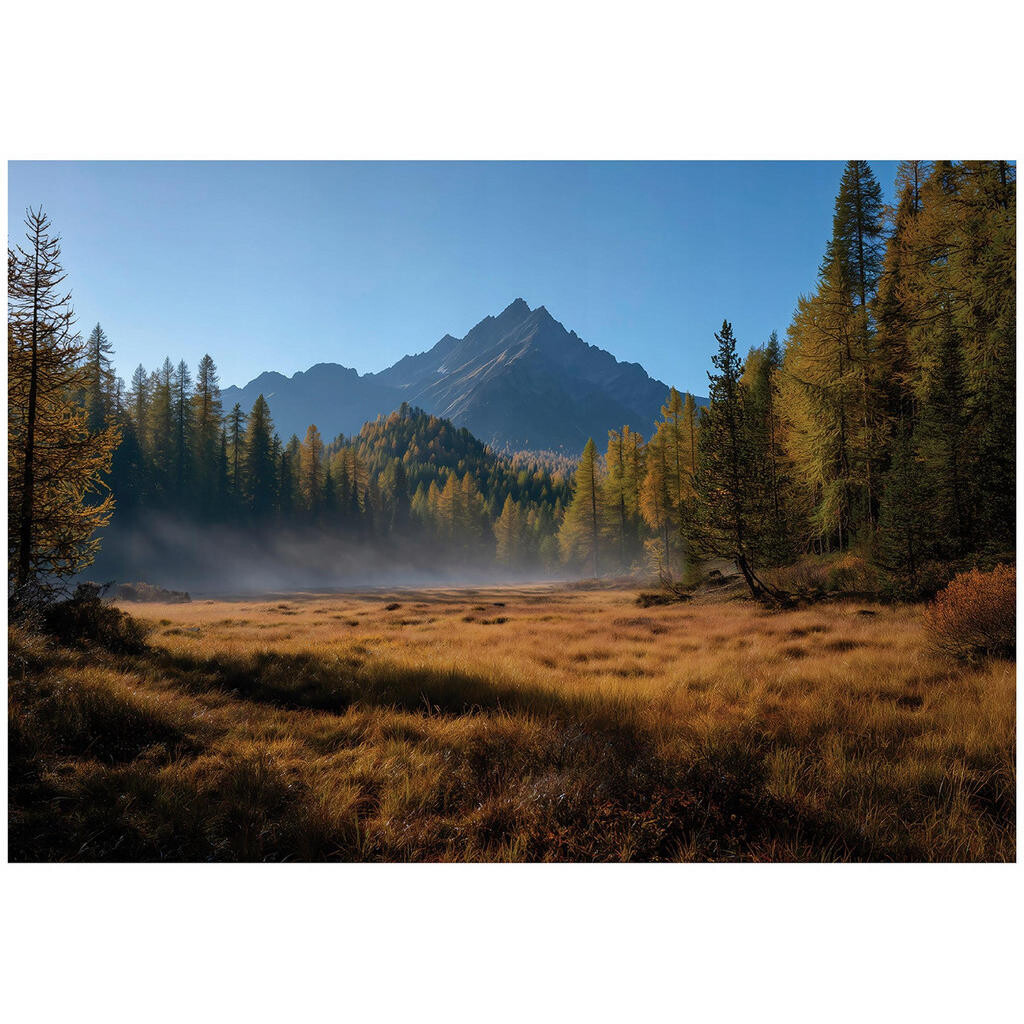 Wallarena FOTOTAPETA Hory Les Hnědá 200x140 cm