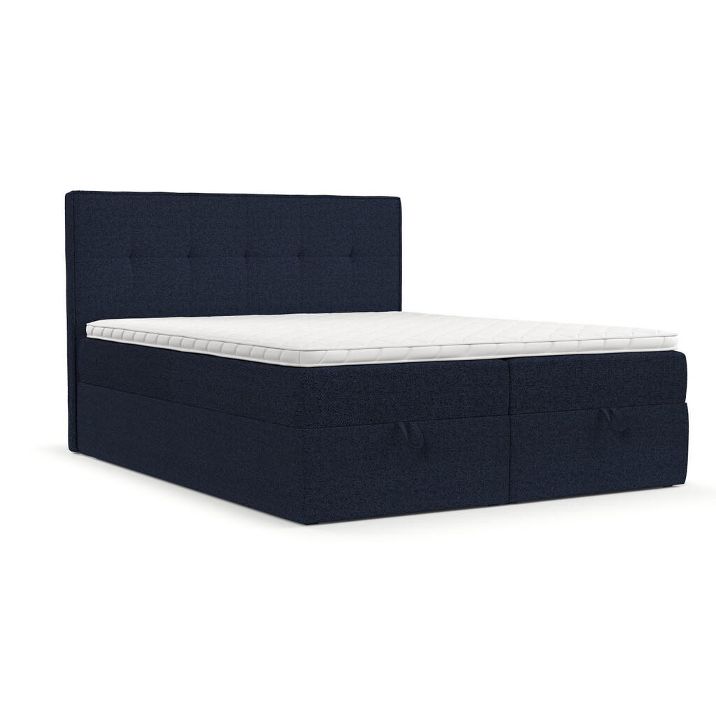 AltaBeds POSTEL BOXSPRING TIVRA 160/200 Námořnická modrá