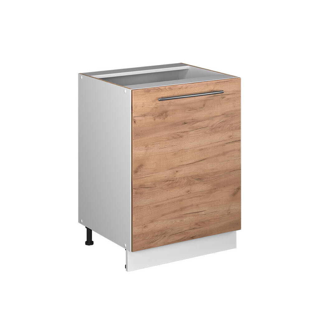 Vicco SPODNÍ SKŘÍŇKA KUCHYŇSKÉ LINKY Fame-Line, Zlatý mocný dub/Bílá, 60 cm 1 dvířka bez pracovní desky