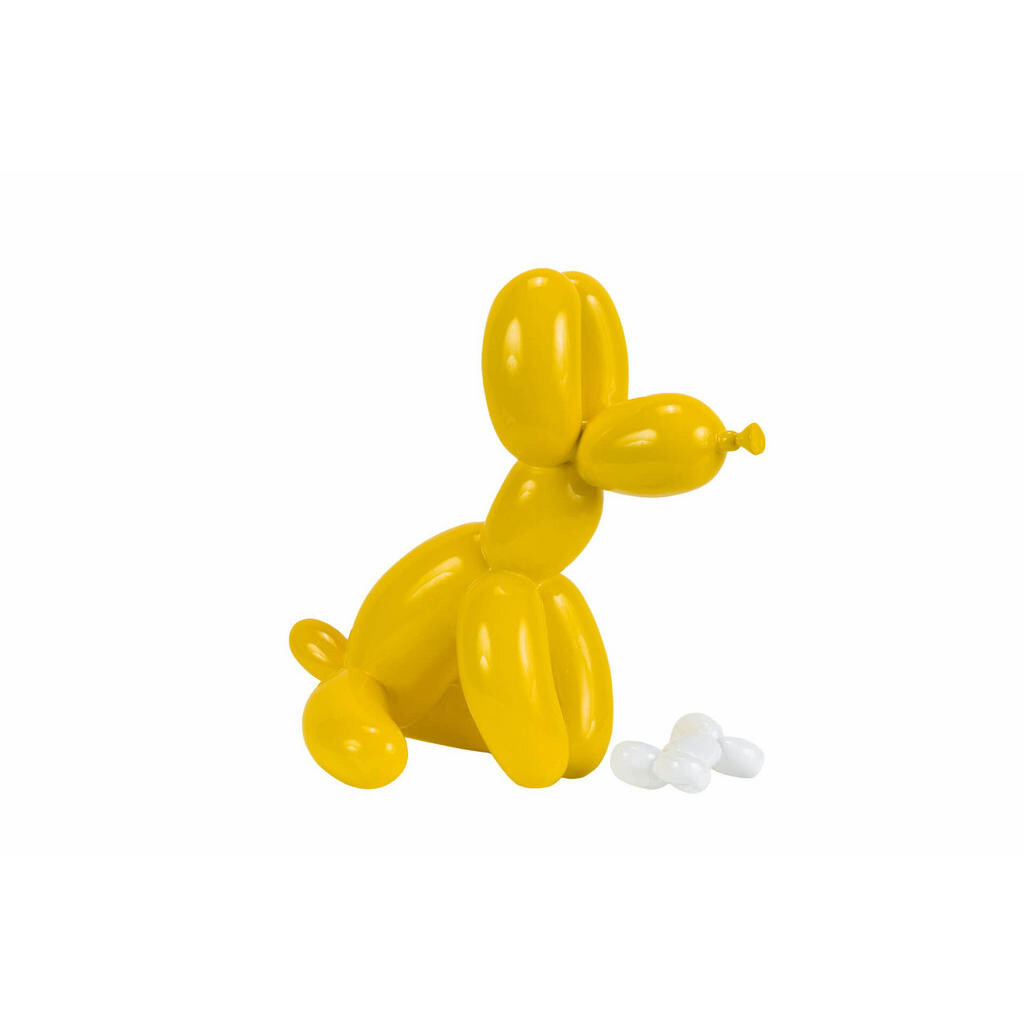 KUNSTLOFT DEKORATIVNÍ SOCHA ŽLUTÁ, 30/28 CM