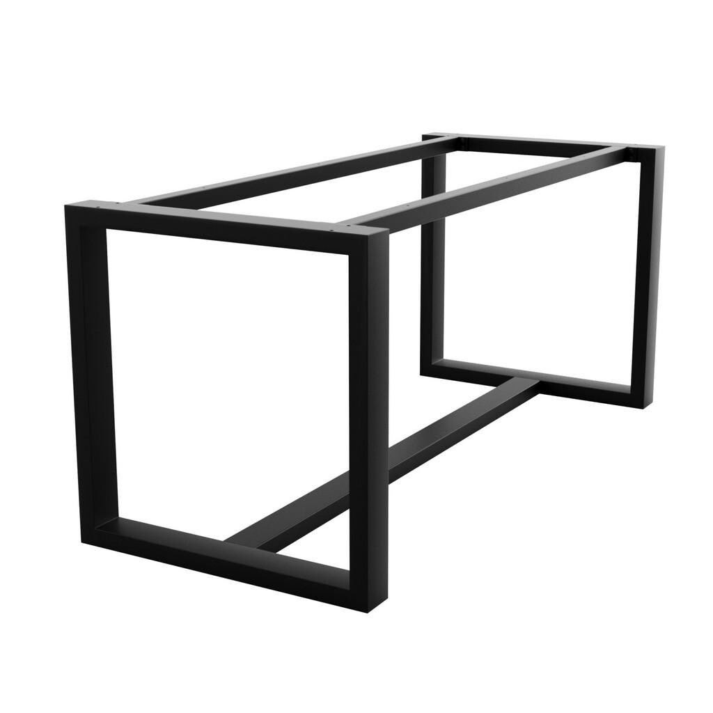 Metalo Pro KOVOVÉ NOHY KE STOLU Porto černá 160/70/72 cm
