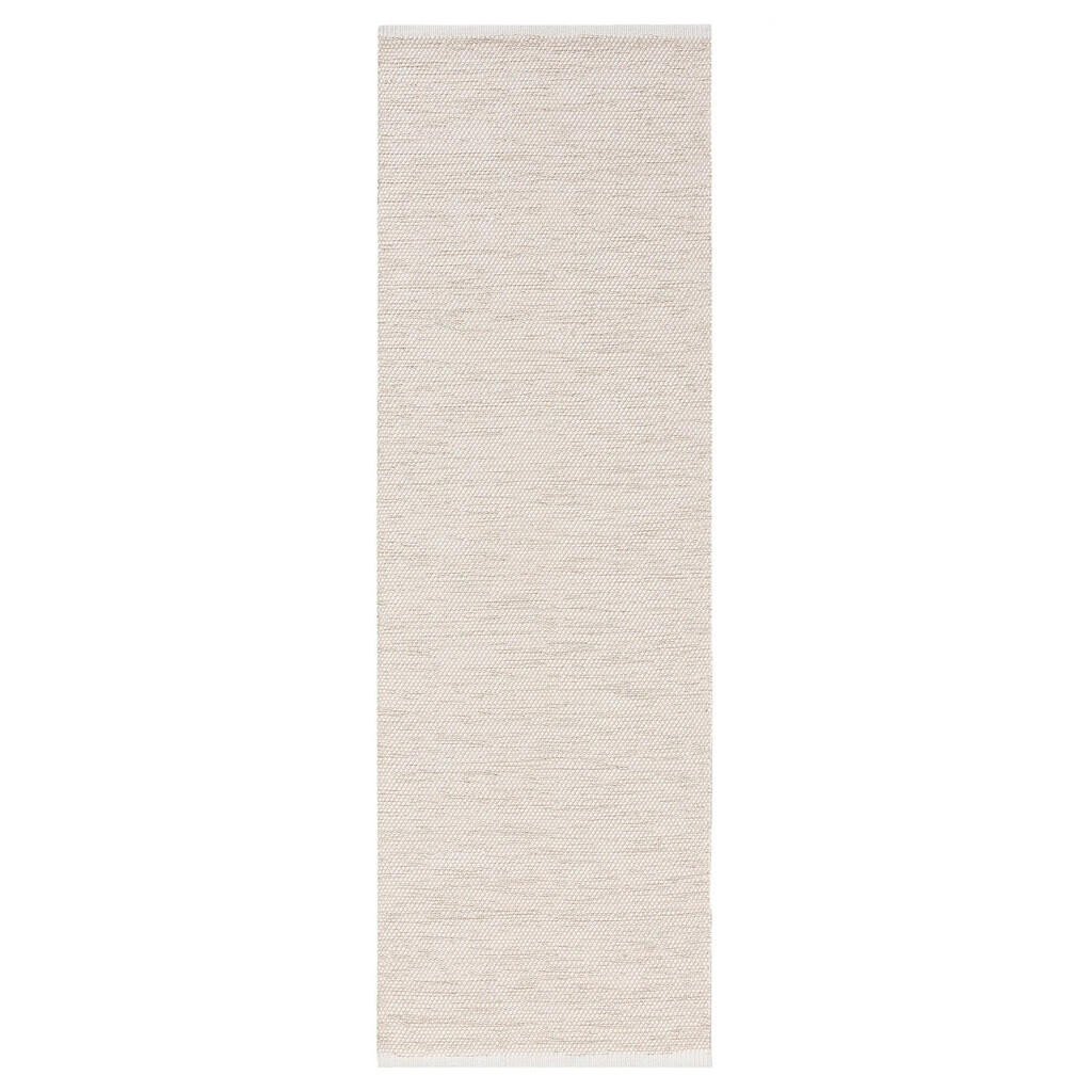 benuta BAVLNĚNÝ koberec Ron Krémová 80x300 cm