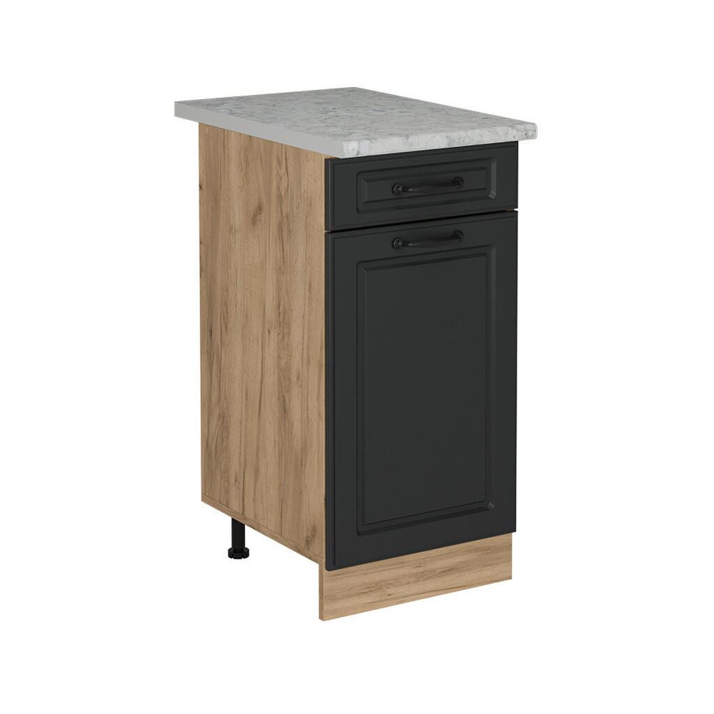 Vicco SPODNÍ SKŘÍŇKA KUCHYŇSKÉ LINKY R-Line Antracitový venkovský dům 40 cm PD Mramor