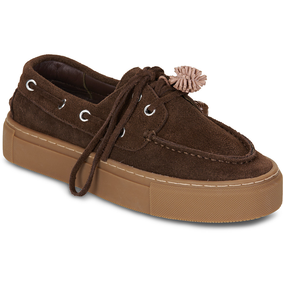 D.A.T.E.  CALETTA SUEDE BROWN  Hnědá