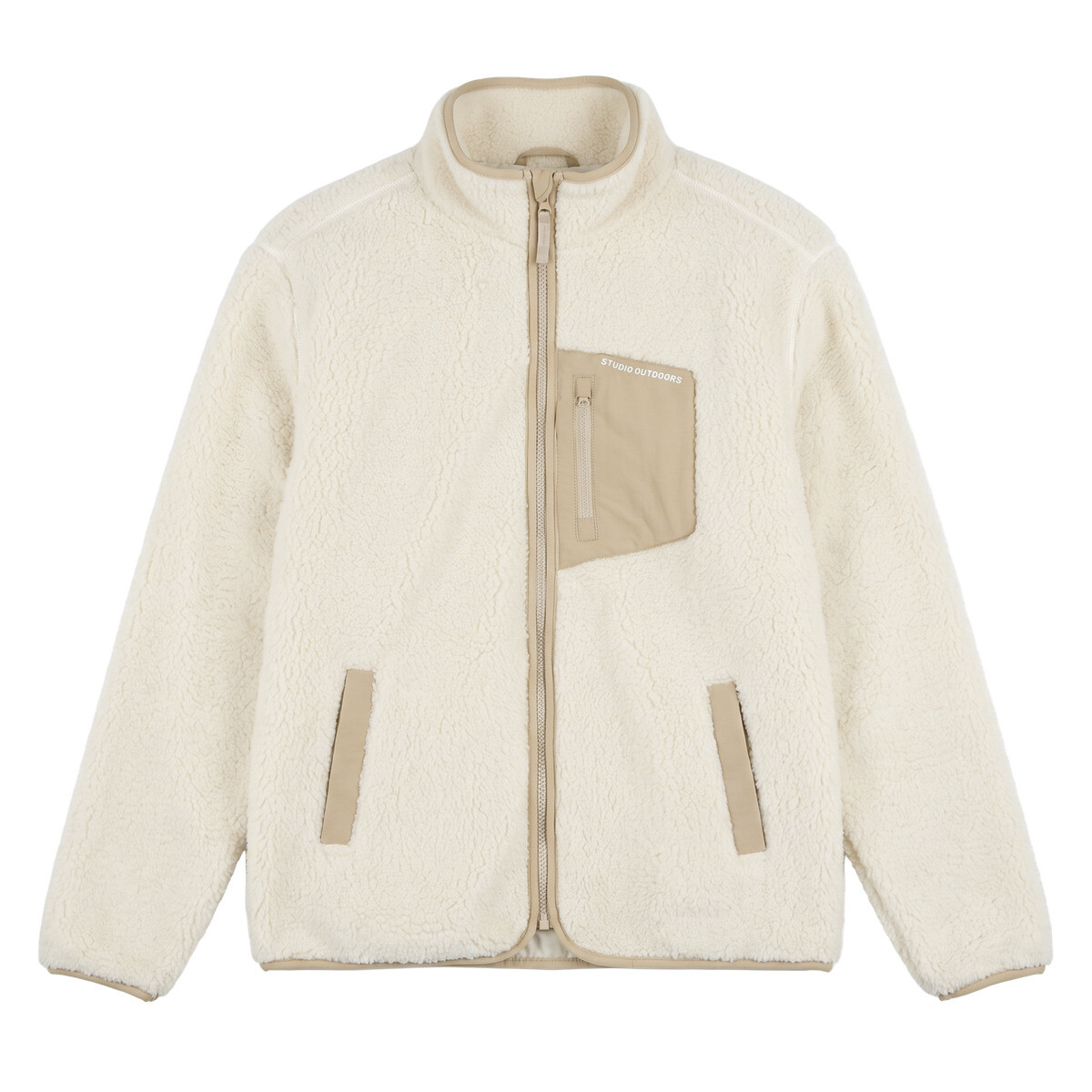 Name it  NKNMATTIA SHERPA JACKET PB1  Béžová