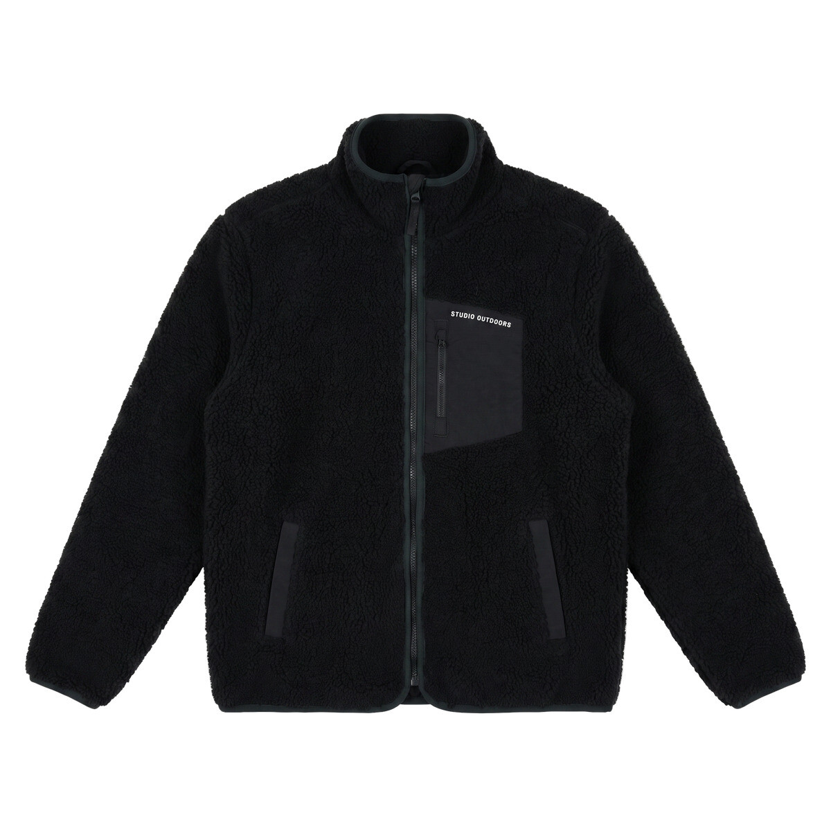 Name it  NKNMATTIA SHERPA JACKET PB1  Černá
