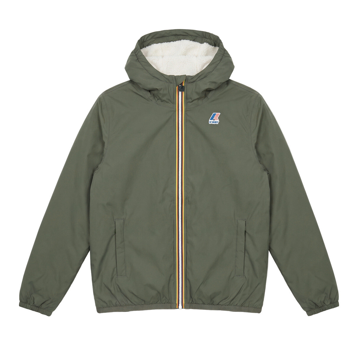 K-Way  P. LE VRAI 4.0 CLAUDE ORSETTO  Khaki