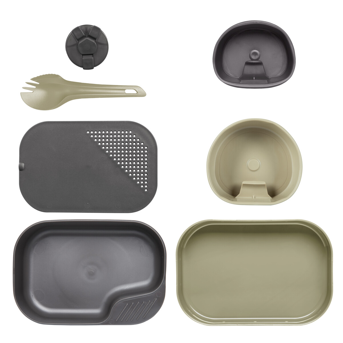 Set nádobí Wildo Camp-A-Box 7-dílů - béžový