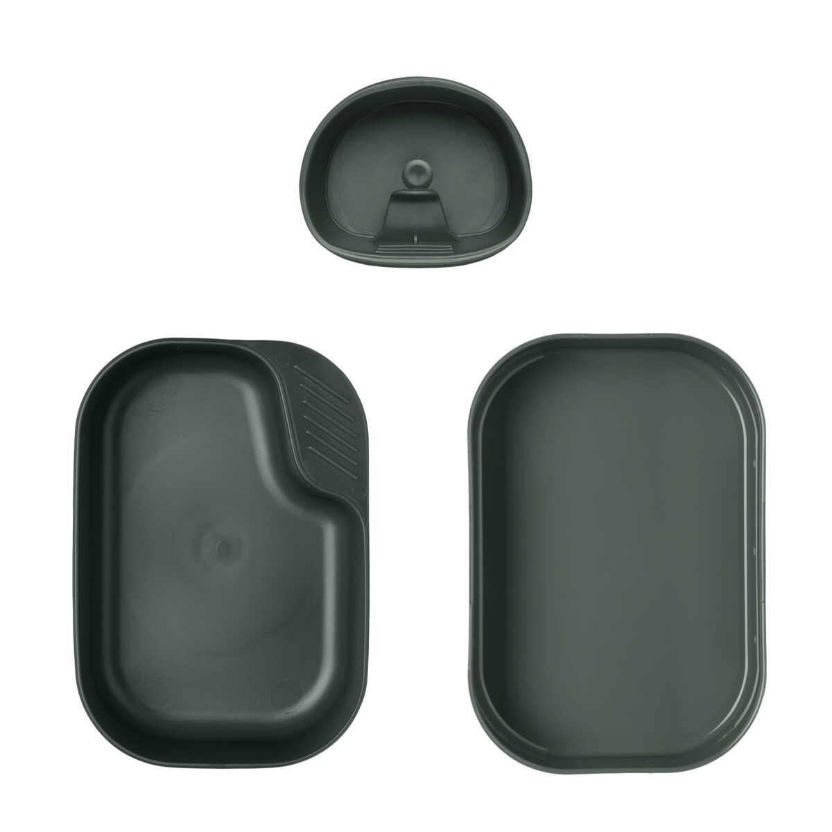Set nádobí Wildo Camp-A-Box Basic 3-díly - olivový