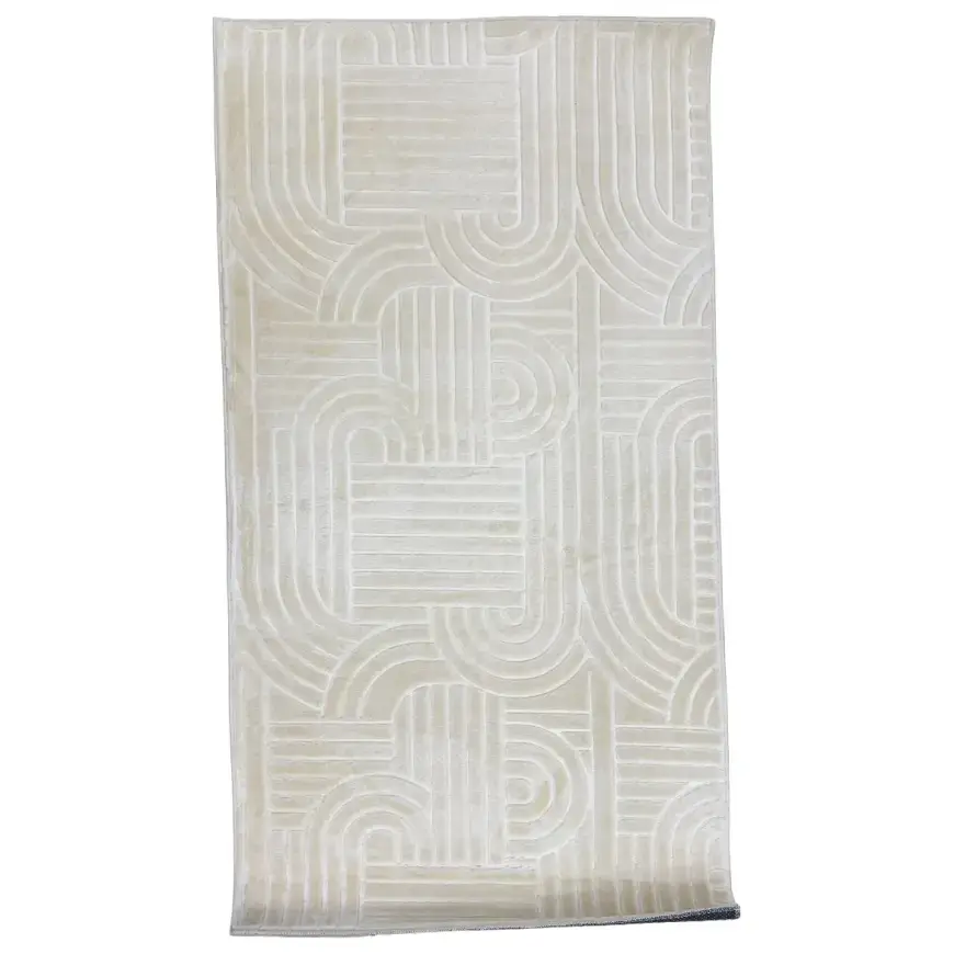 Koberec Eva Embossed 1,2/1,7 Em2025-01 krémový