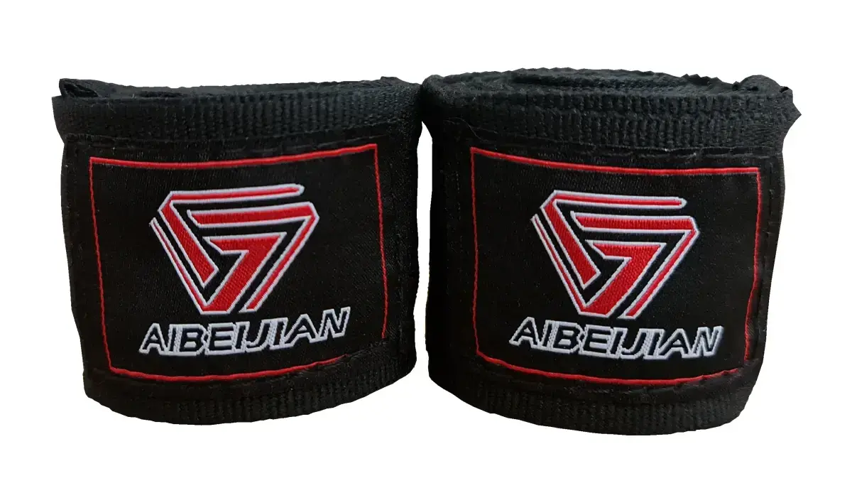 Kubisport Boxerské bandáže na ruce elastické 3 m černé