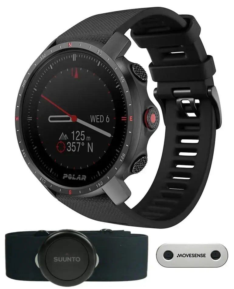 Polar Grit X Pro černý + Smart Sensor (AKČNÍ CENA)