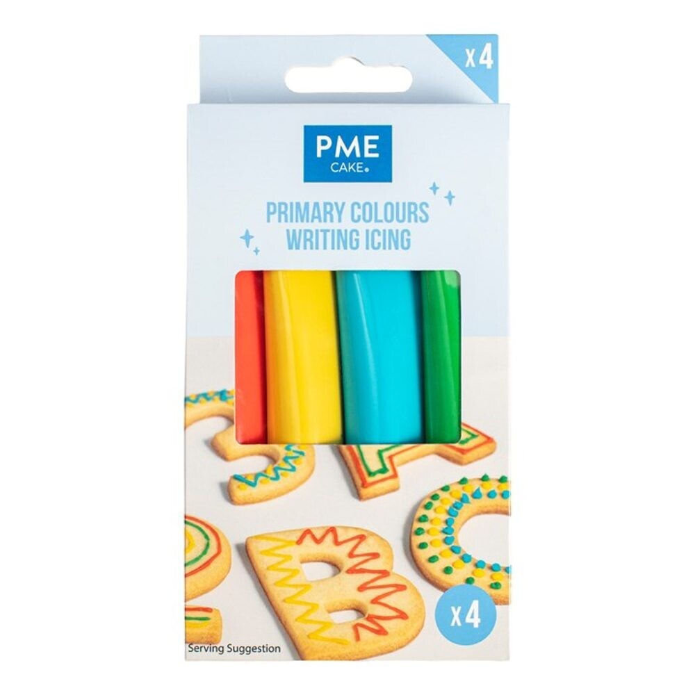 Barevné zdobicí polevy  – 4 ks - PME
