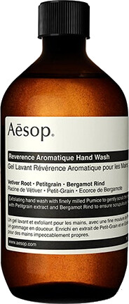 Aesop Čisticí a exfoliační gel na ruce (Reverence Aromatique Hand Wash) 500 ml s uzávěrem