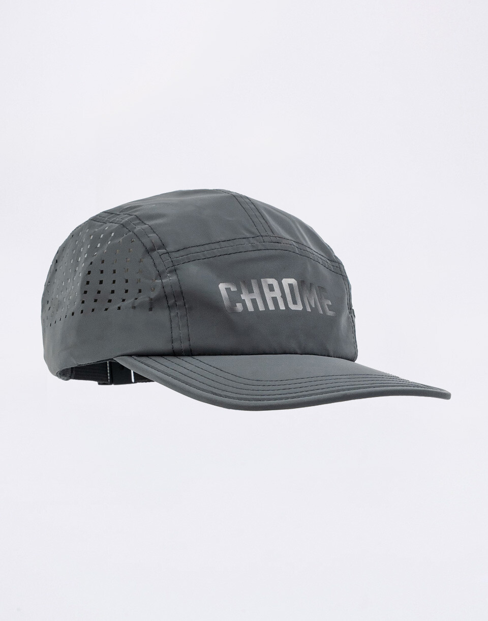 Chrome Industries Bref Five Panel Hat Black Reflective