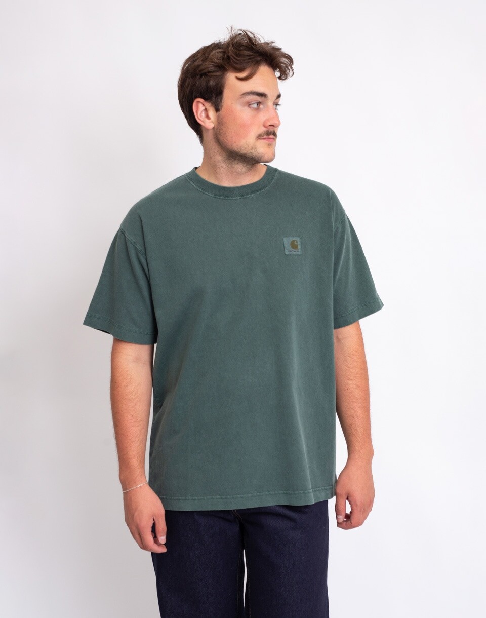 Carhartt WIP S/S Vista T-Shirt Dark Scarab garment dyed M