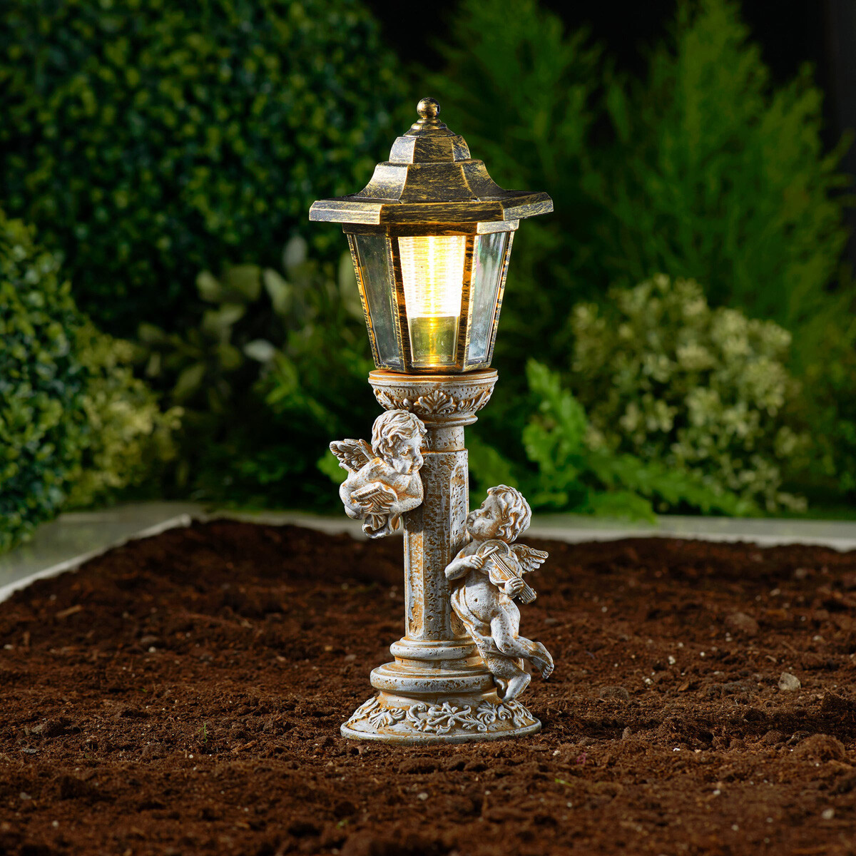 Die moderne Hausfrau Solární lucerna s anděly