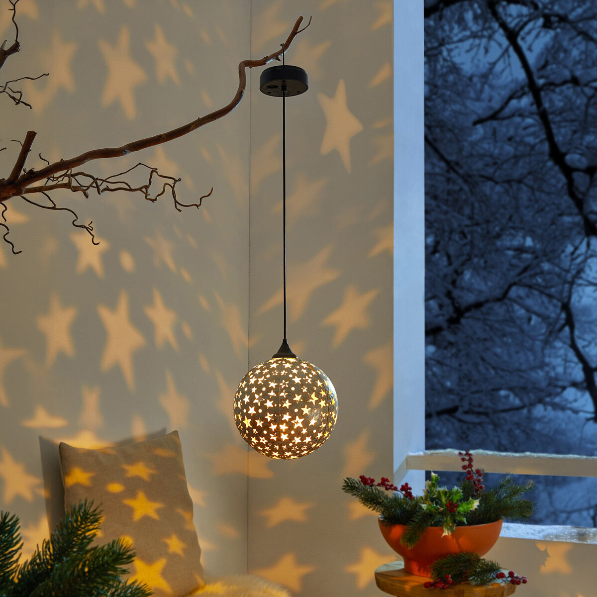 Die moderne Hausfrau Solární osvětlení Star magic