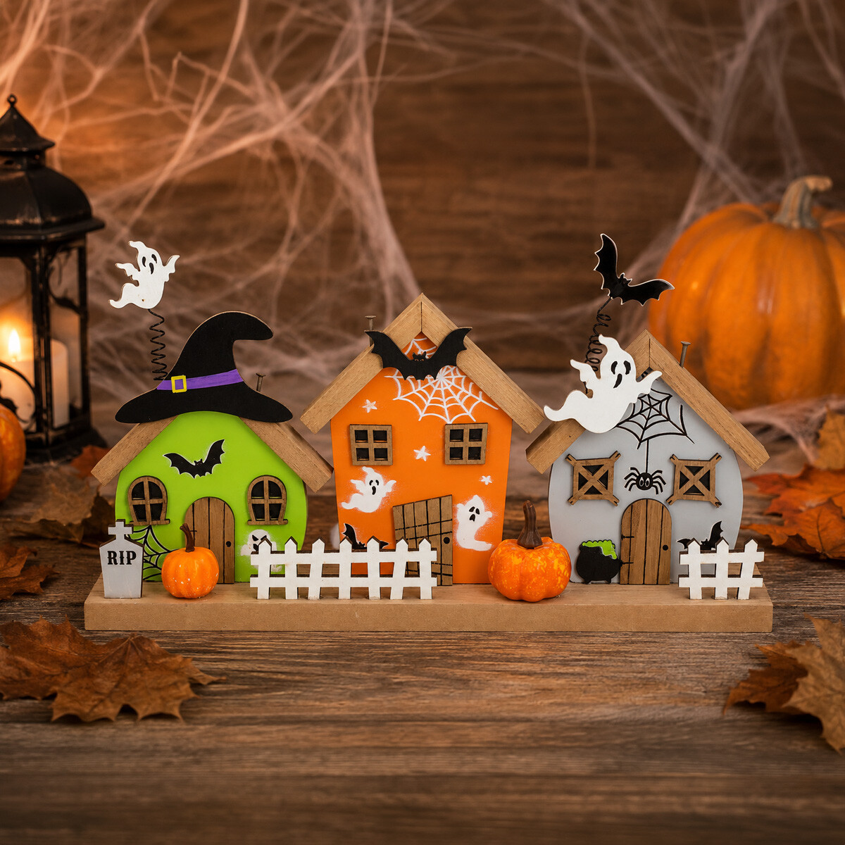 G. Wurm Halloweenská dekorace Domečky