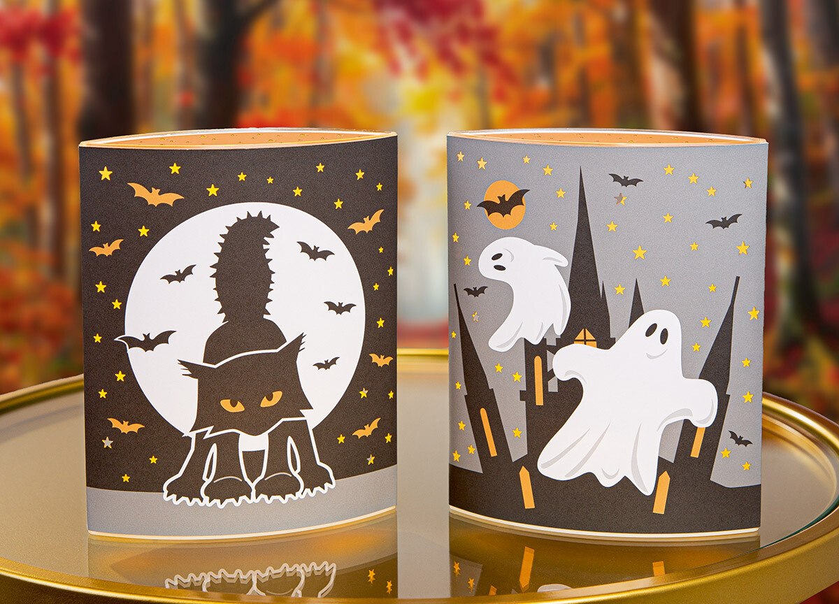 LED dekorativní světlo Ellipse Halloween, 16 cm