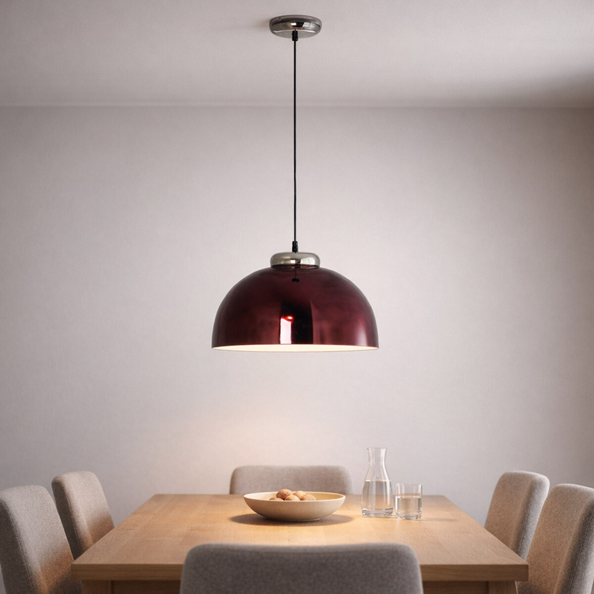 Kulaté závěsné svítidlo Lumina, 26 cm