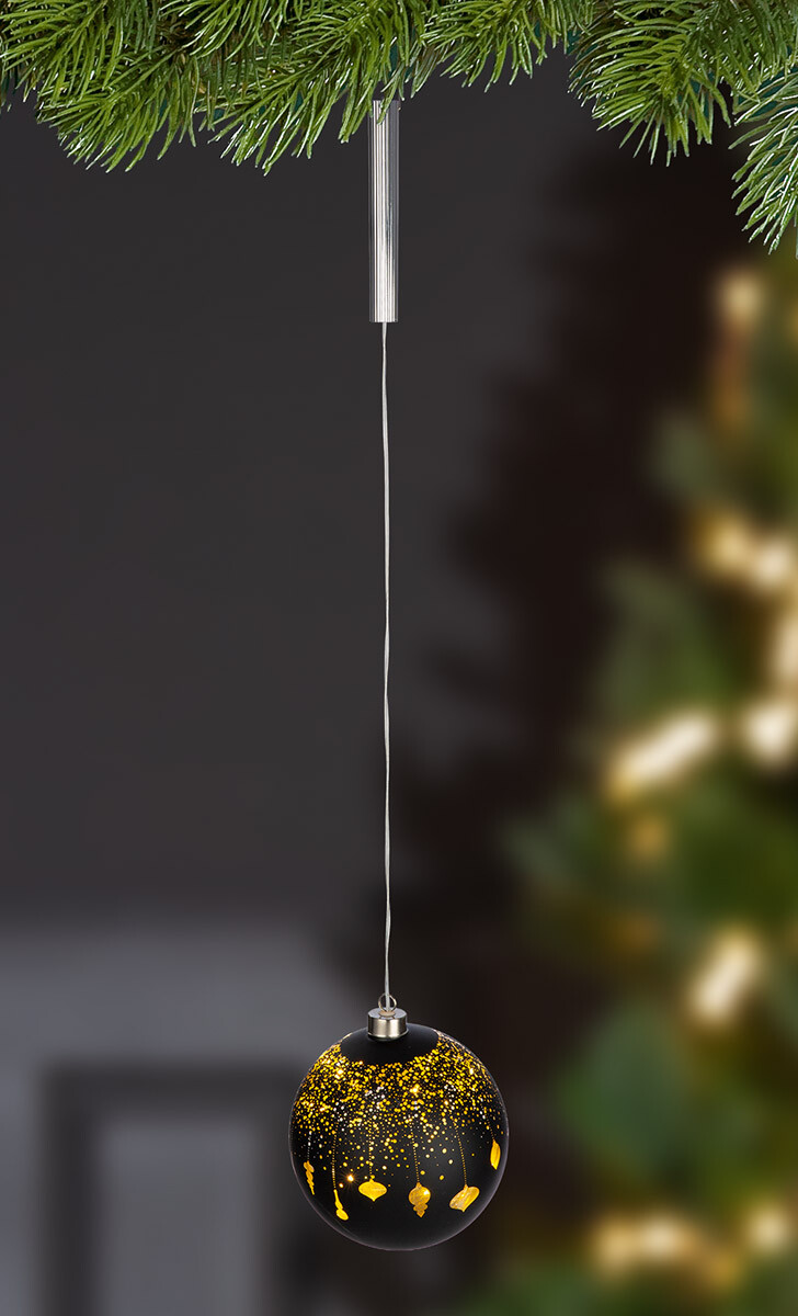 Závěsná LED koule Noel, 76,5 cm