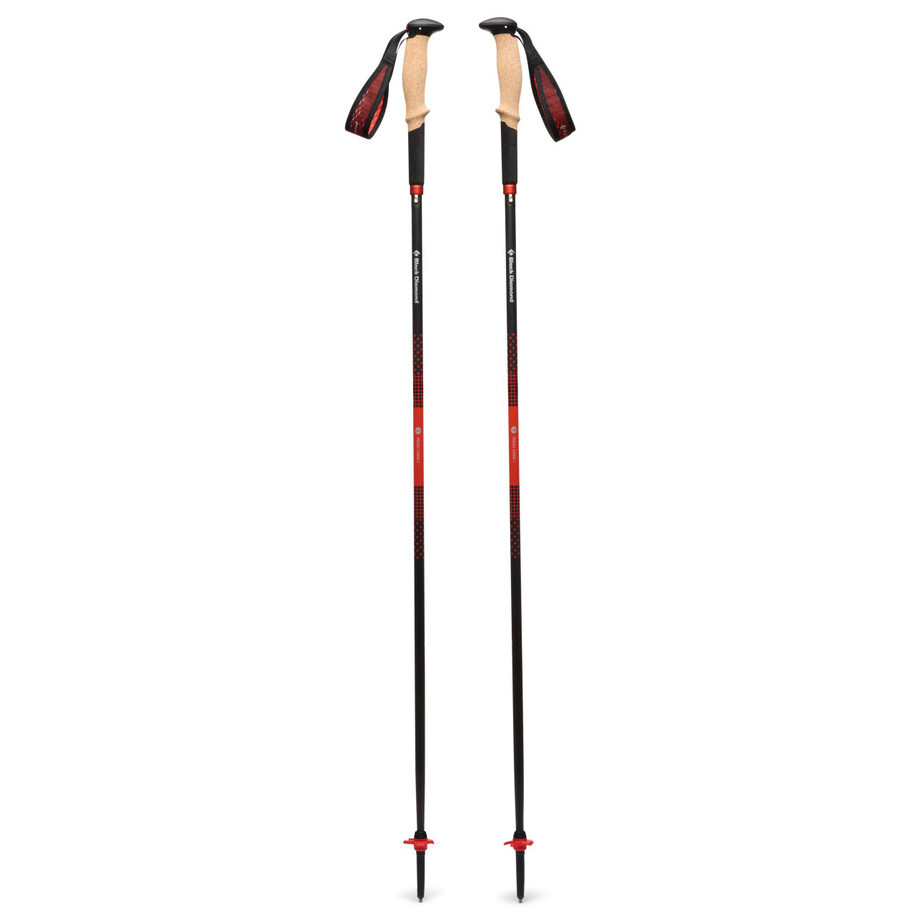 Trekové hole Black Diamond Pursuit Carbon Z Poles Délka holí: 130 cm / Barva: červená