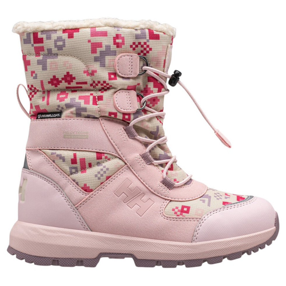 Dětské zimní boty Helly Hansen Jk Silverton Boot Ht Pinkshake Aop Velikost bot (EU): 30 / Barva: růžová