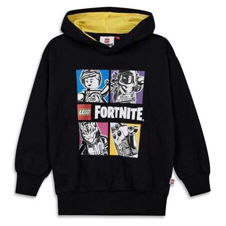 Dětská mikina LEGO® Official Merchandise Lwsian 700 Black Dětská velikost: 116 / Barva: černá