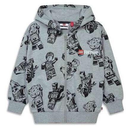 Dětská mikina LEGO® Official Merchandise Lwsian 702 Grey Dětská velikost: 110 / Barva: šedá