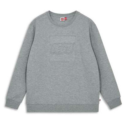 Dětská mikina LEGO® Official Merchandise Lwsato 200 Grey Dětská velikost: S / Barva: šedá