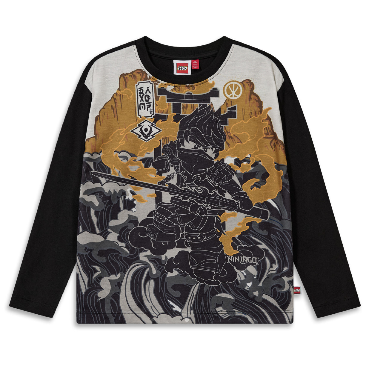 Dětské triko LEGO® Official Merchandise Lwtaj 718 Black Dětská velikost: 116 / Barva: černá