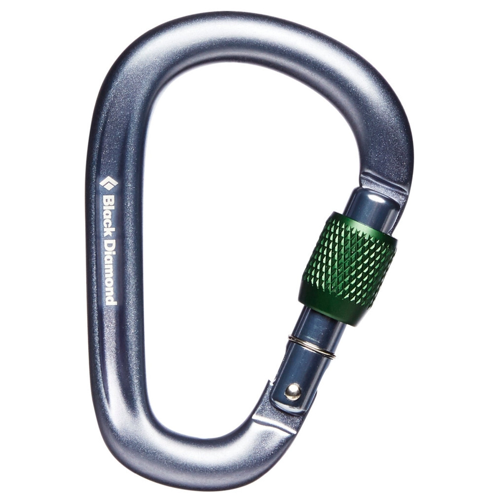 Karabina Black Diamond Pearlock Screwgate Barva: šedá