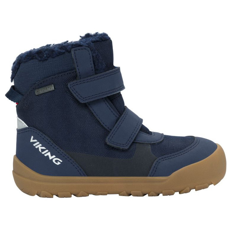 Dětské zimní boty Viking Outdoor Footwear Spruce Barefoot Warm GTX 2V Navy Velikost bot (EU): 33 / Barva: tmavě modrá