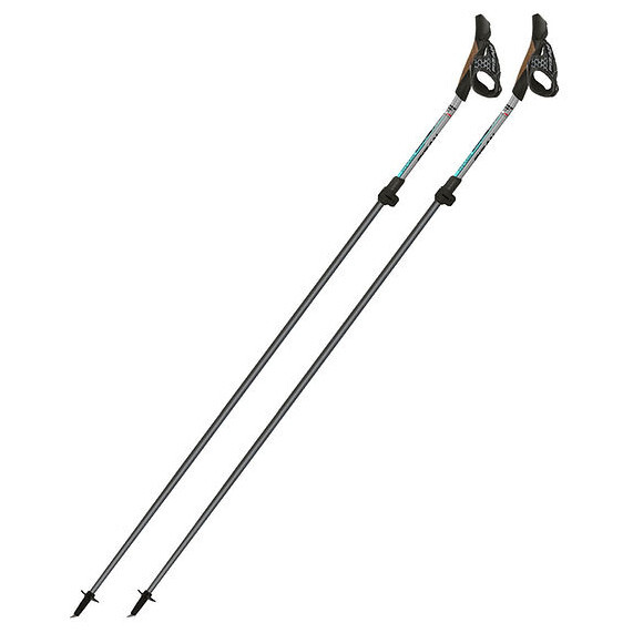 Nordic walking hole Fizan NW Carbon Pro Impulse Délka holí: 120 cm / Barva: šedá/černá