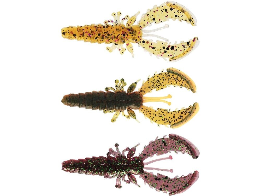 Westin Gumová nástraha Crecraw Slim Creaturebait Clear Water Mix 26 - 7,5cm 3g 4ks