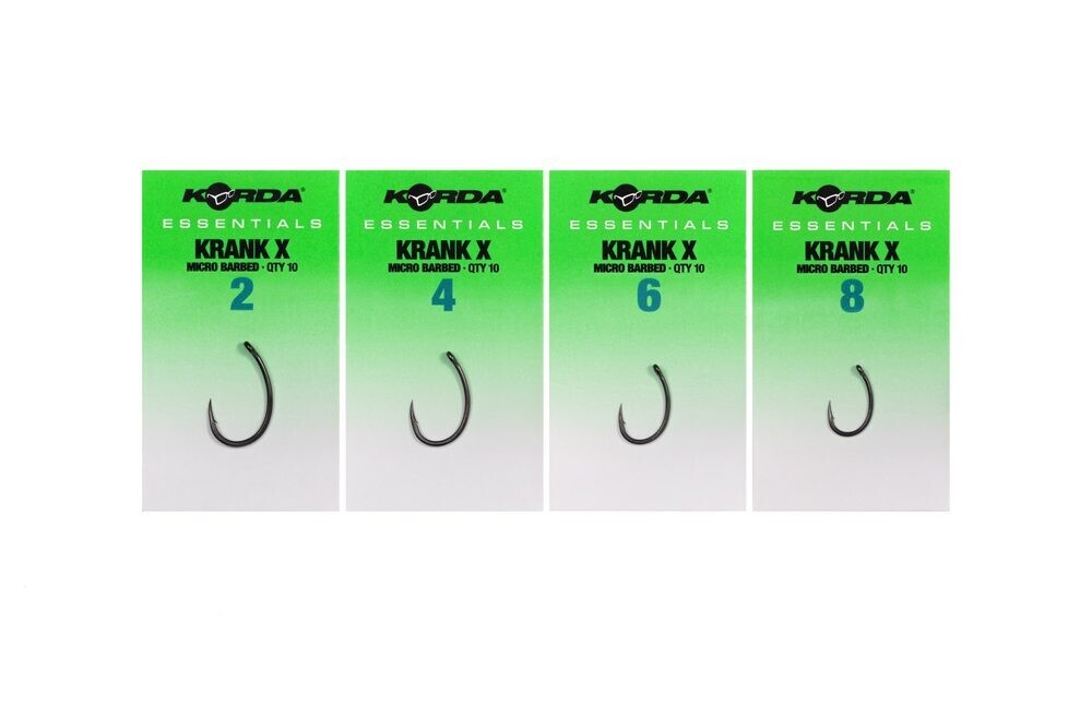 Korda Háčky Essentials Krank X 10ks - vel.8