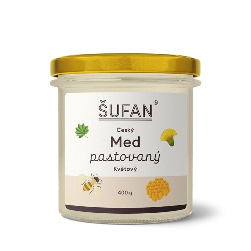 Šufan Med květový pastovaný 400 g