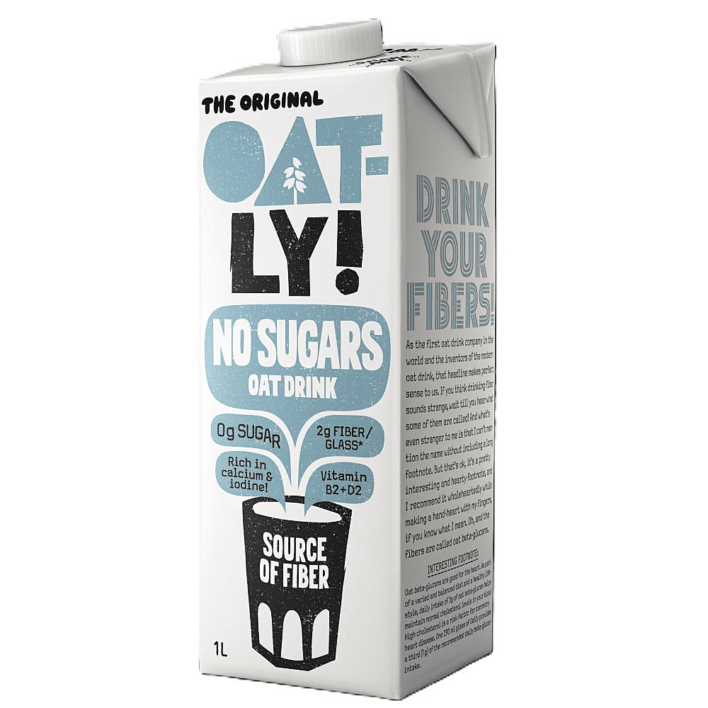 OATLY Ovesný nápoj bez cukru 1 litr