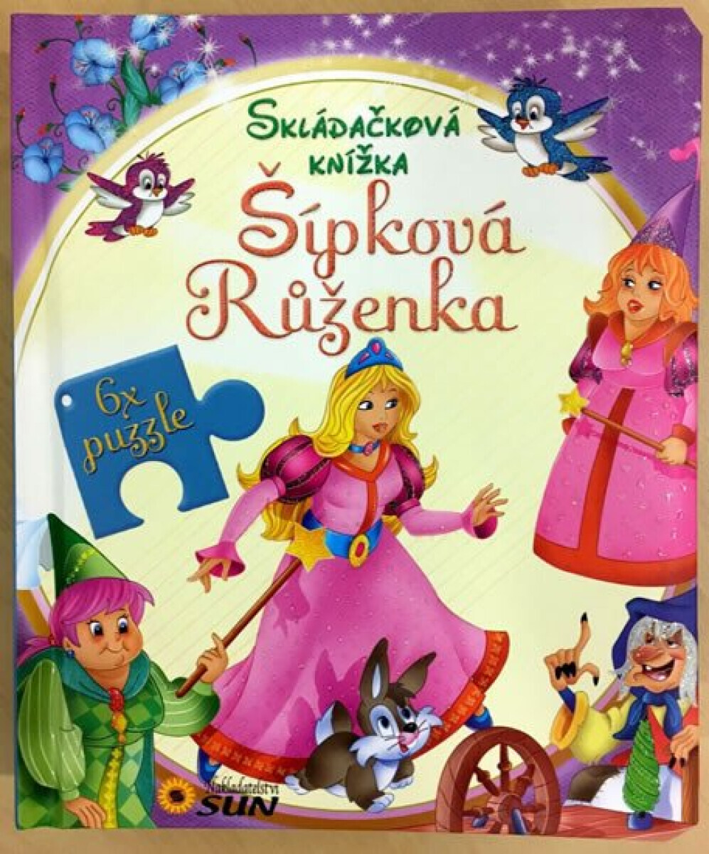 Skládačková knížka - Šípková Růženka (poškozené)