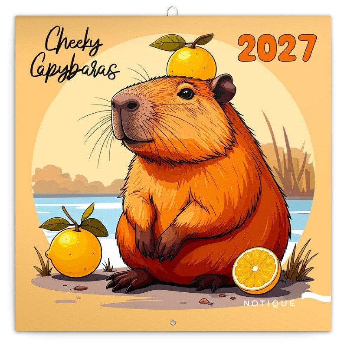 Poznámkový kalendář Rozverné kapybary 2027