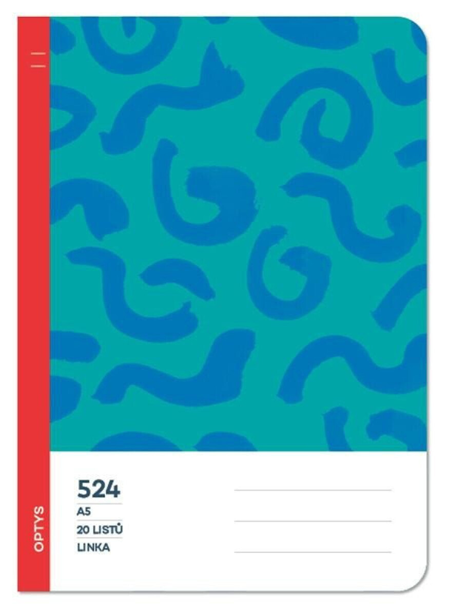 Optys Školní sešit 524 bezdřevý linka - spirálky (poškozené)