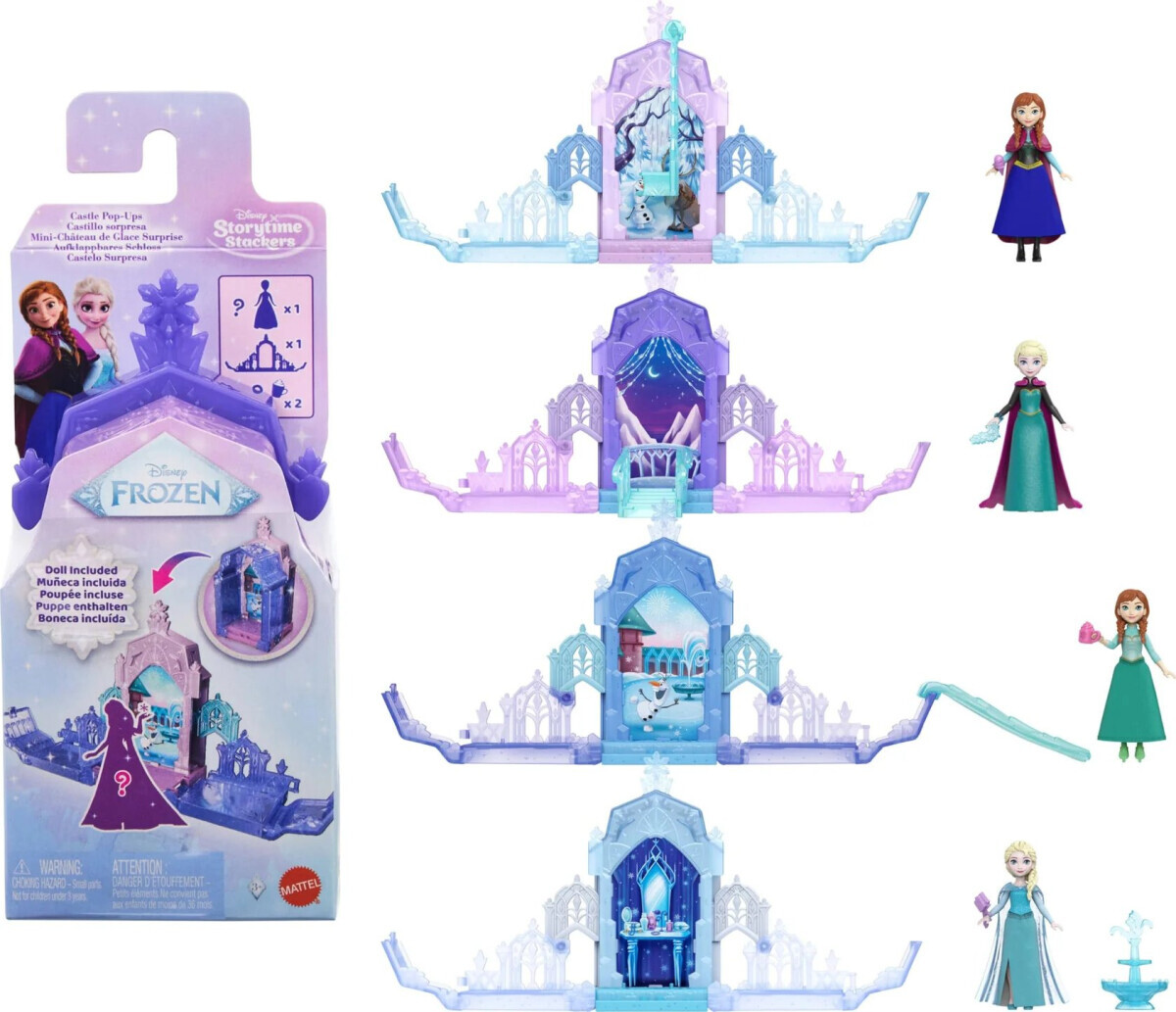 FROZEN Disney Princess pop-up rozkládací hrad s panenkou