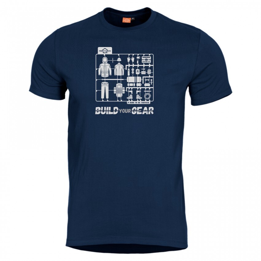 Tričko Pentagon Ageron Build Your Gear - navy, XS