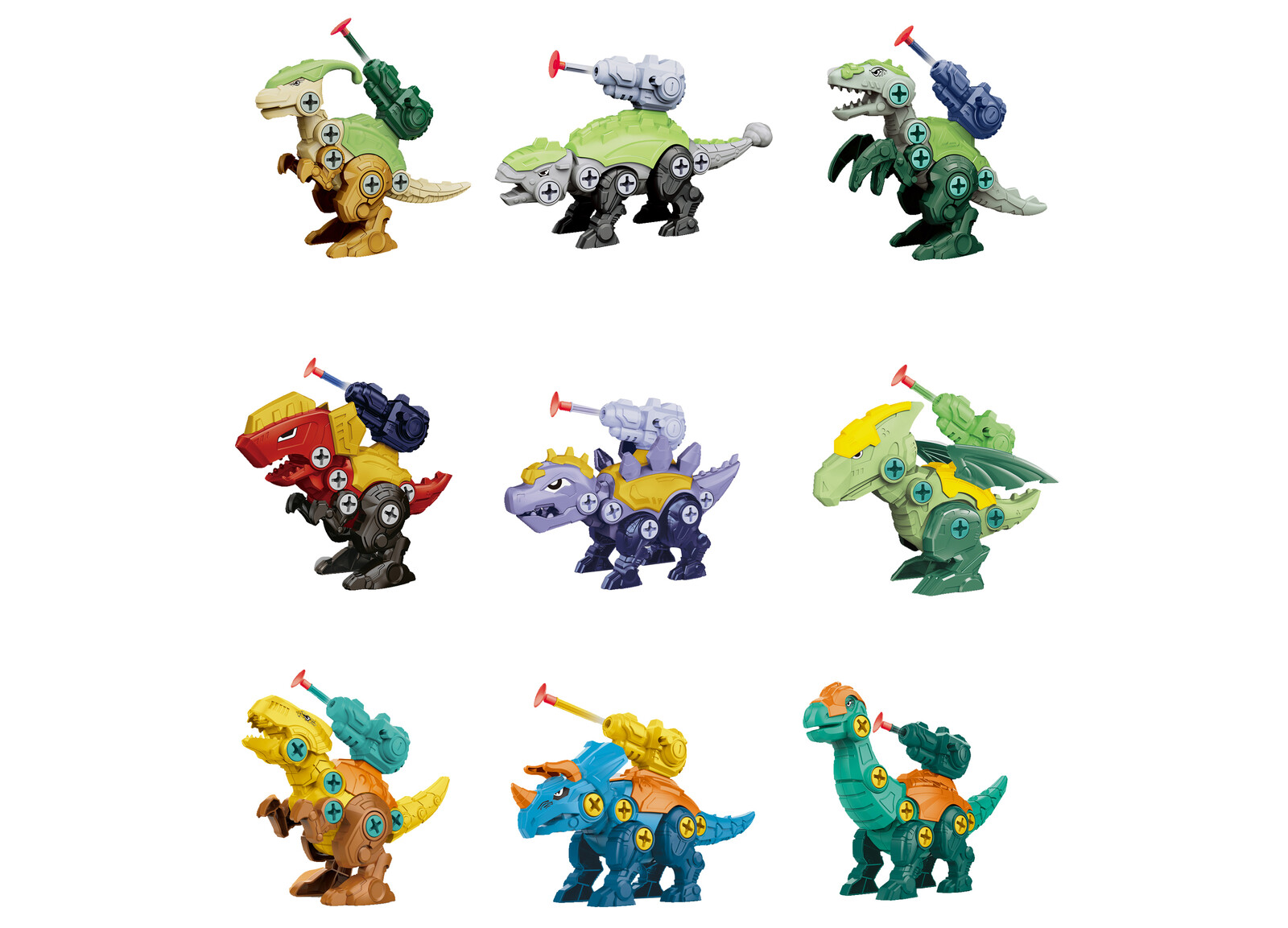 Stavebnice šroubovací dino ve vajíčku 16 cm