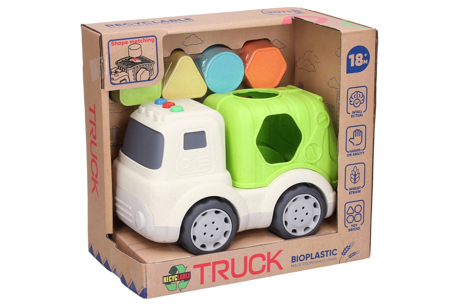 Vkládačka popelářské auto s efekty 16cm
