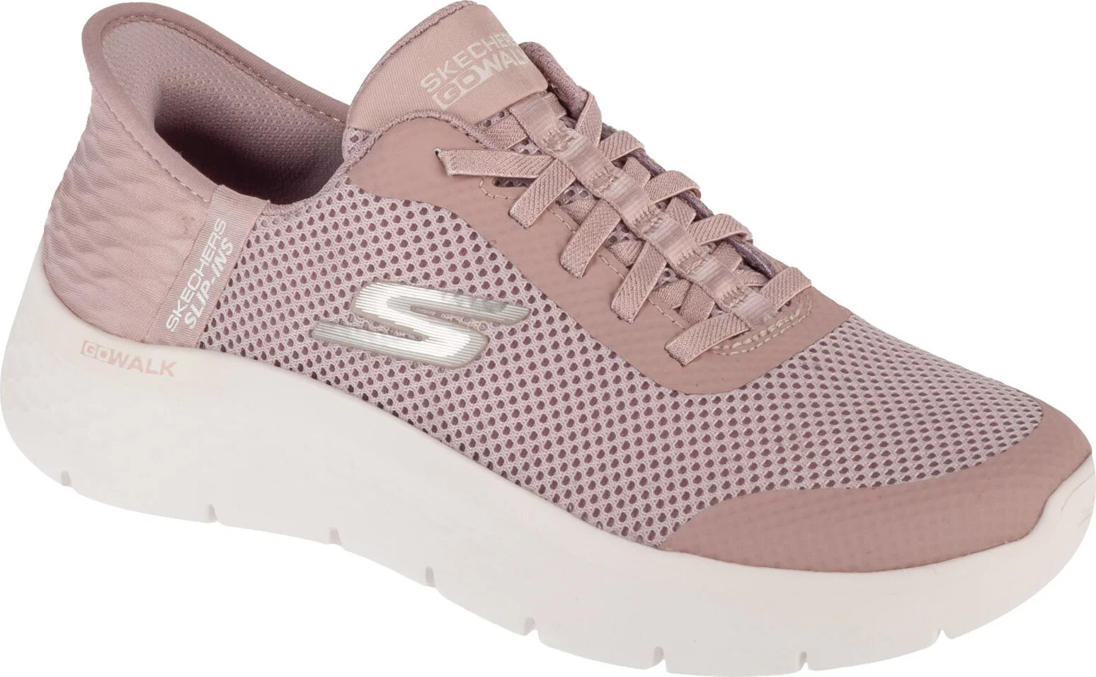 Růžové dámské sportovní tenisky Skechers Slip-Ins: GO WALK Flex - Grand Entry 124836-MVE Velikost: 37,5