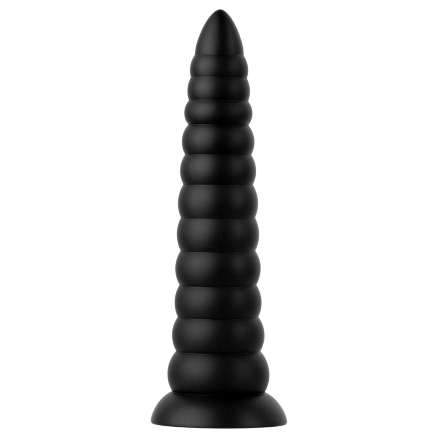 BUTTR Caterpiller - obří anální kolík (černý) - 29 cm