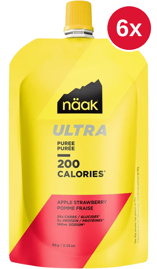 Pyré Näak Apple & Strawberry - Ultra Energy Purée (6 x 95g) Gel