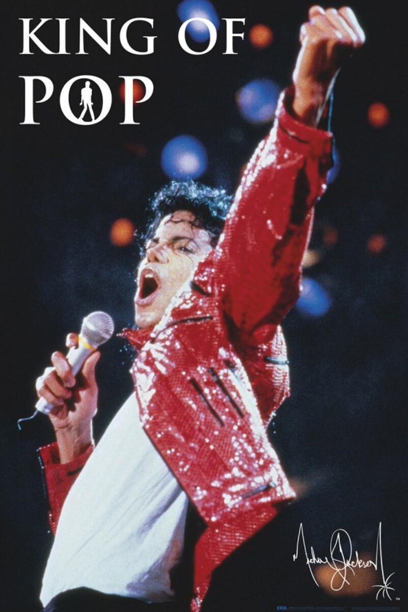 plakát MICHAEL JACKSON - KING OF POP